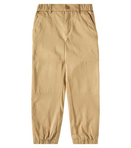 Pantalon en coton mélangé - Moncler Enfant - Modalova