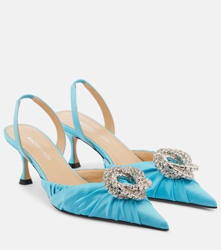 Escarpins slingback Galaxy 65 en satin - Mach & Mach - Modalova