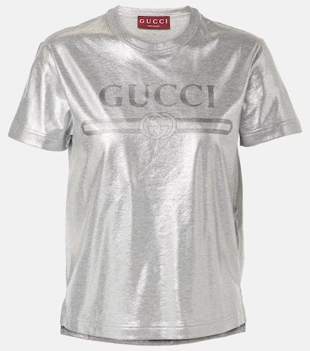 Gucci T-shirt en coton à logo - Gucci - Modalova