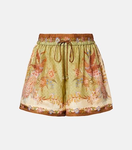 Short Indra imprimée en soie - Zimmermann - Modalova