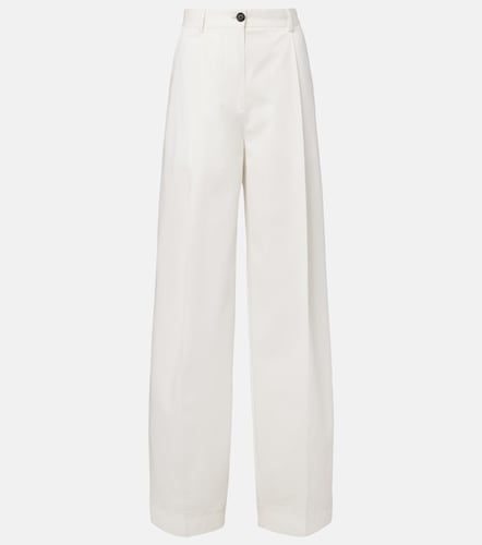 Pantalon ample en coton à plis - Toteme - Modalova