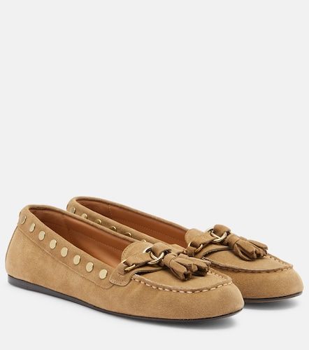 Mocassins Faxel en daim à clous - Isabel Marant - Modalova