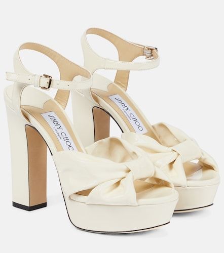 Sandales Heloise à plateau en cuir - Jimmy Choo - Modalova