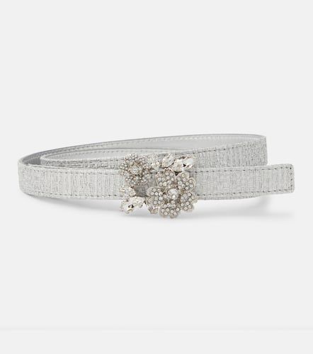 Ceinture RV Bouquet Strass en cuir - Roger Vivier - Modalova