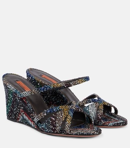 Mules compensées Lucy Capardoni à sequins - Missoni - Modalova