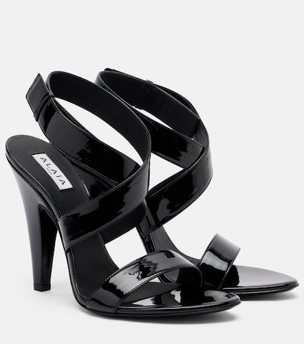 Alaïa Sandales Cone en cuir verni - Alaia - Modalova