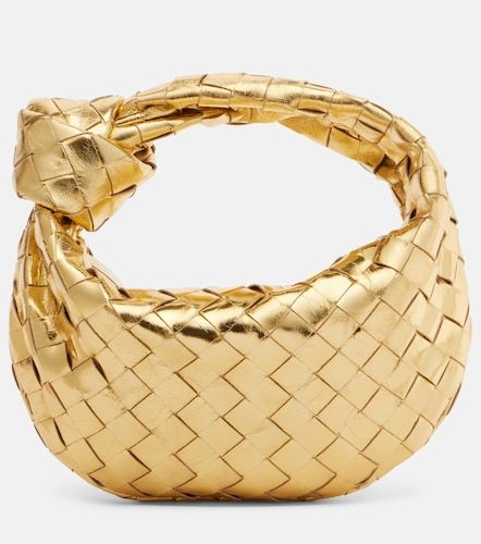 Sac Jodie en cuir métallisé Intrecciato - Bottega Veneta - Modalova