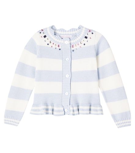 Cardigan rayé à ornements - Monnalisa - Modalova