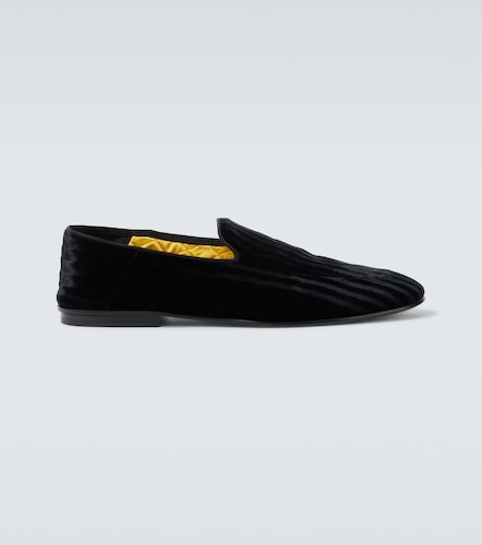Mocassins Steven rayés en velours - Tom Ford - Modalova