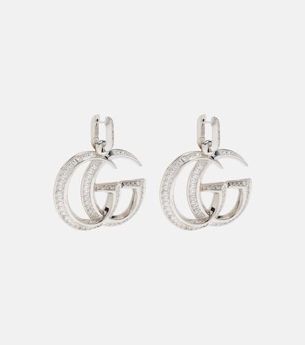 Boucles d'oreilles GG Marmont à ornements - Gucci - Modalova