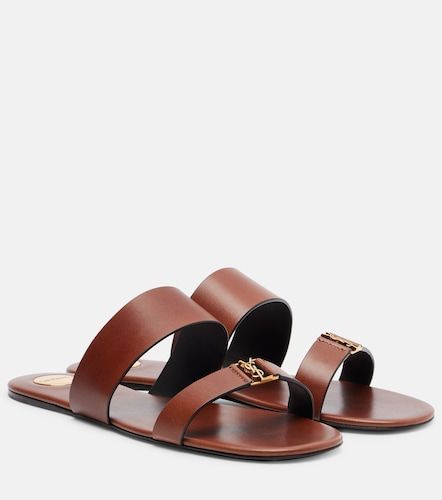 Sandales Cassandre en cuir - Saint Laurent - Modalova