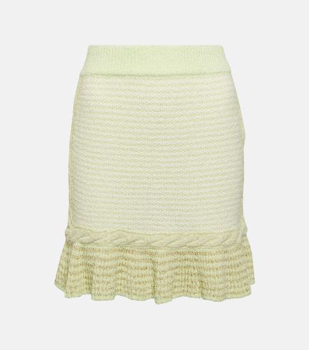 Mini-jupe Heiress à taille haute en tweed - LoveShackFancy - Modalova