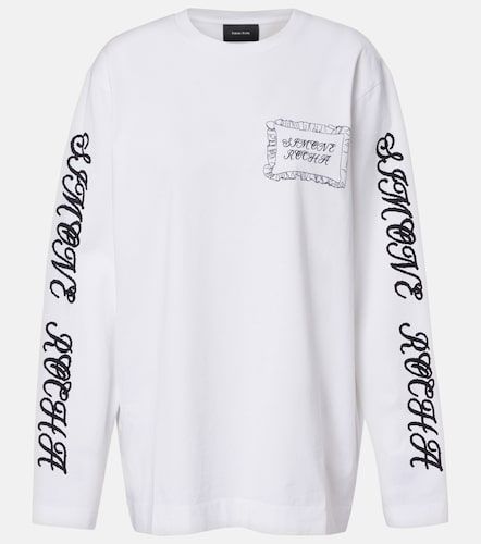 Simone Rocha Top imprimé en coton - Simone Rocha - Modalova