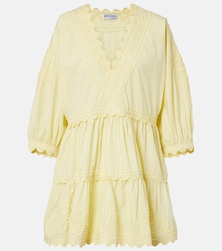 Robe en coton à broderie - Juliet Dunn - Modalova