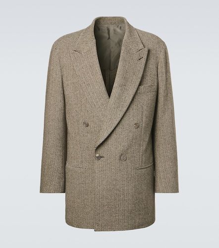 Blazer Archivio en coton et laine mélangés - Giorgio Armani - Modalova