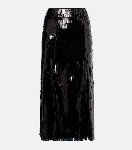 Jupe midi à taille haute et sequins - Self-Portrait - Modalova