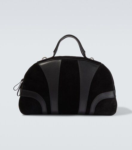 Sac de voyage en daim et cuir - Dries Van Noten - Modalova