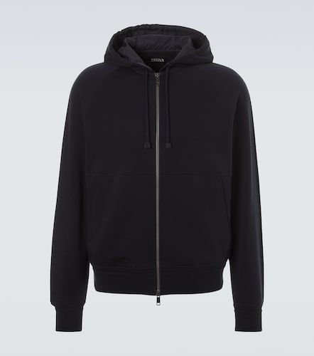 Sweat à capuche en coton mélangé - Zegna - Modalova