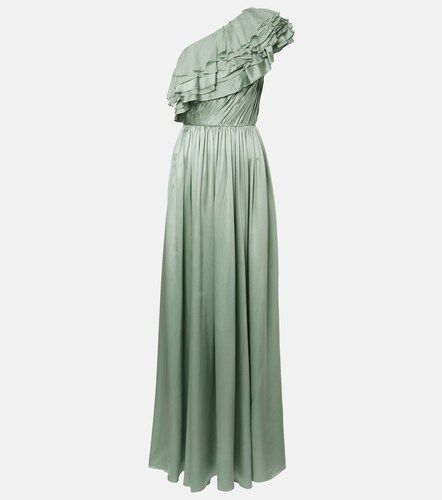 Robe Avalina en soie à volants - Ulla Johnson - Modalova