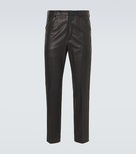 Auralee Pantalon droit en cuir - Auralee - Modalova