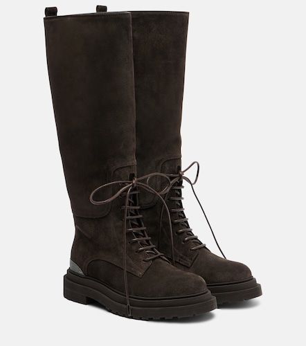 Bottines à lacets Monili en daim - Brunello Cucinelli - Modalova