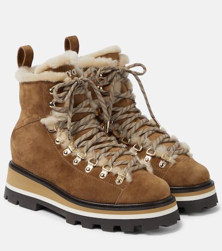 Bottines Chike en daim et shearling - Jimmy Choo - Modalova