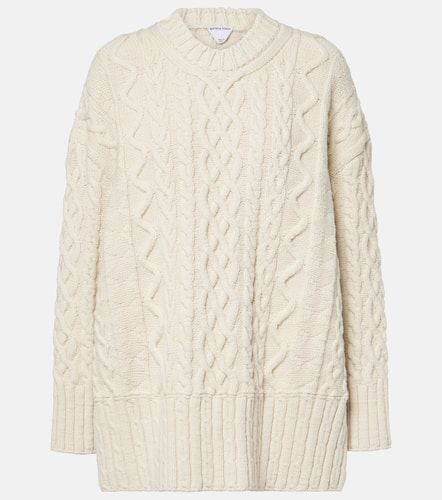 Pull Aran en laine mélangée - Bottega Veneta - Modalova