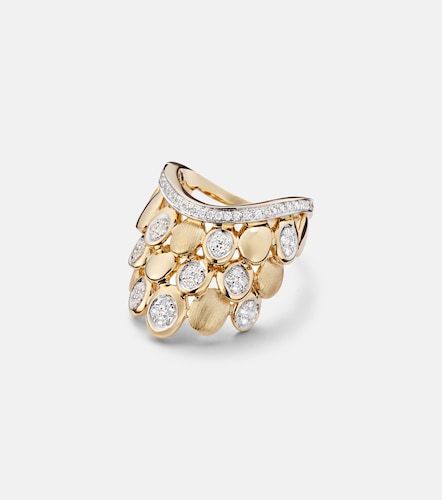 Bague auriculaire Blossom en or 14 ct et diamants - Rainbow K - Modalova