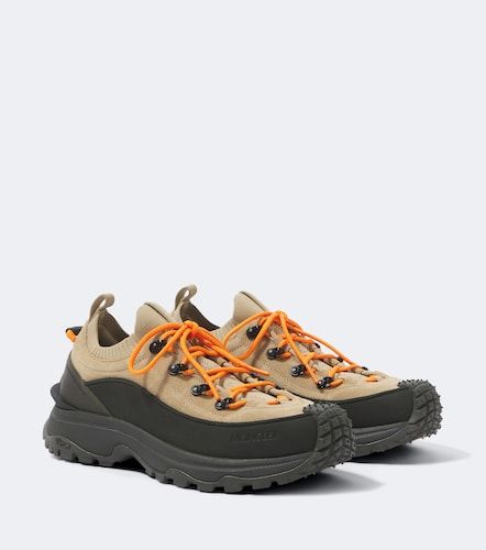 Baskets Trailgrip Lite3 bordées de daim - Moncler - Modalova