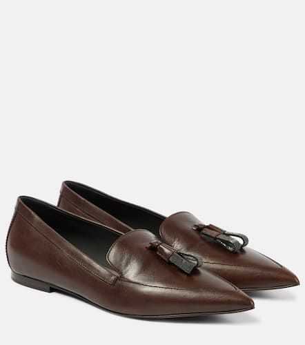 Mocassins Monili en cuir - Brunello Cucinelli - Modalova