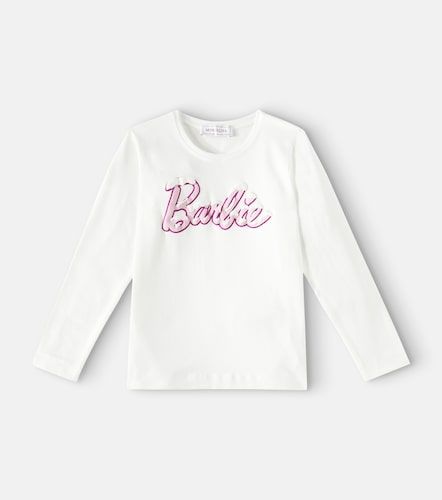 X Barbie® – T-shirt imprimé en coton mélangé - Monnalisa - Modalova