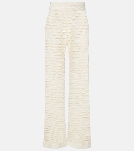 Pantalon droit Lucy à taille mi-haute en crochet - Leset - Modalova