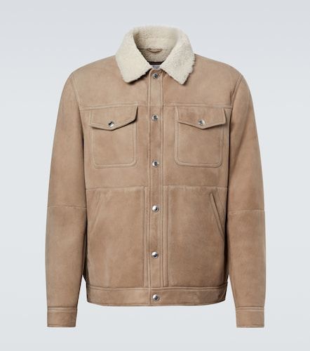 Veste en daim et shearling - Brunello Cucinelli - Modalova