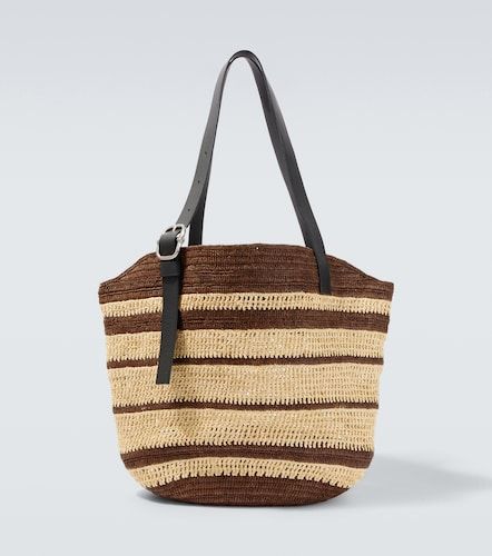 Sac seau Paula's Ibiza Loop en raphia - Loewe - Modalova