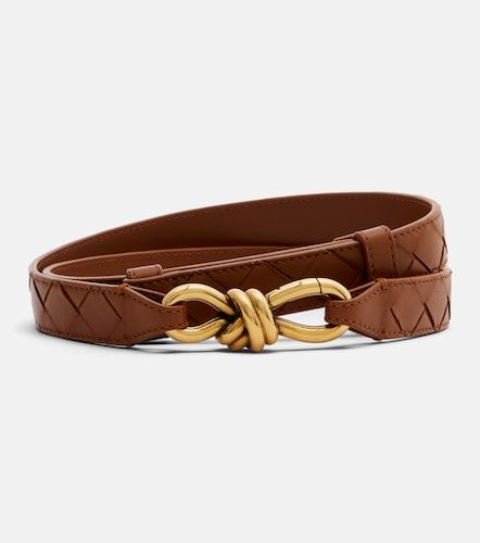Ceinture Andiamo Intrecciato en cuir - Bottega Veneta - Modalova