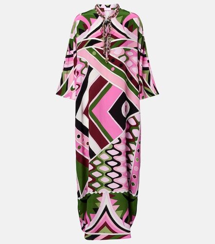 Cafetan Vivara en satin de soie - Pucci - Modalova