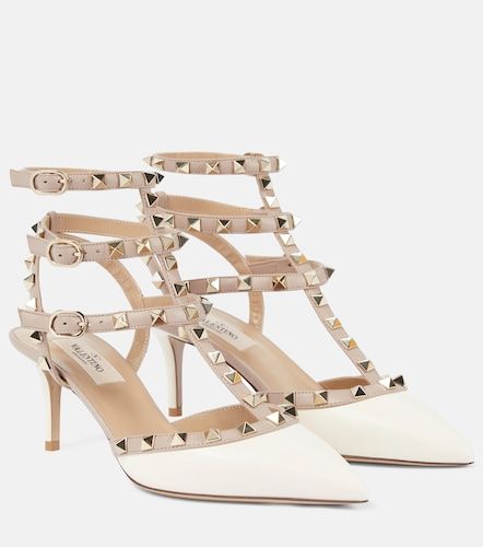 Escarpins Rockstud en cuir - Valentino Garavani - Modalova