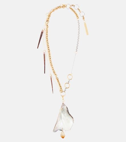 Collier Long Shaman Charm - Marine Serre - Modalova