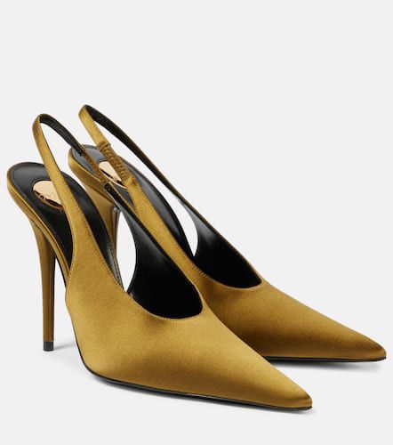 Escarpins L’Entracte en crêpe de satin - Saint Laurent - Modalova