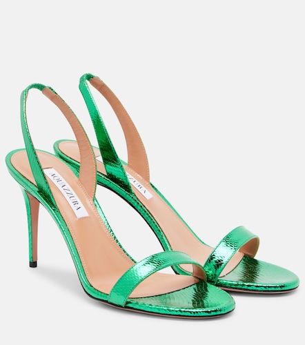 Sandales So Nude 85 en cuir embossé - Aquazzura - Modalova