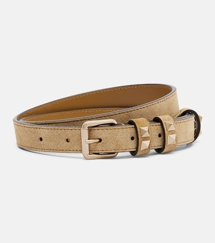 Ceinture Rockstud en daim - Valentino Garavani - Modalova