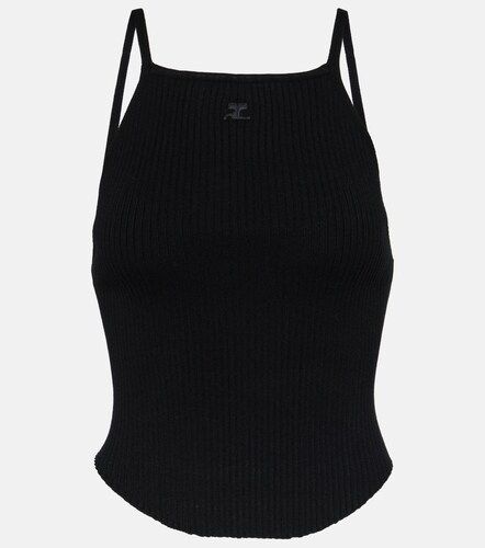 Courrèges Top en maille côtelée - Courreges - Modalova
