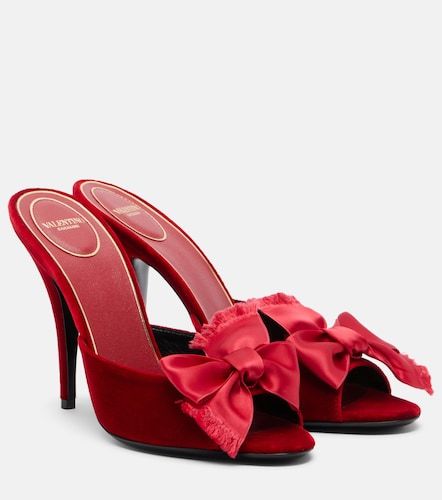 Mules Marie A en velours - Valentino Garavani - Modalova