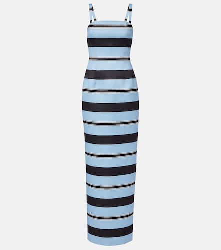 Robe longue Regina en faille de taffetas - Emilia Wickstead - Modalova