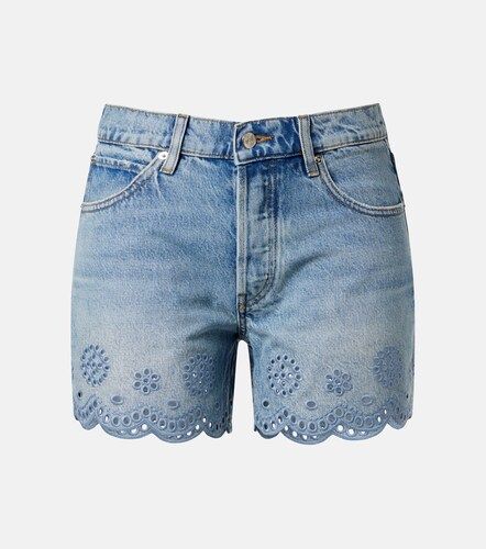 Short Long Hang en coton à broderies anglaises - Frame - Modalova