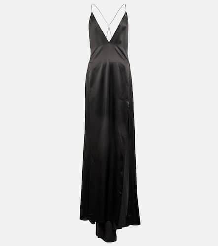 Saint Laurent Robe longue en soie - Saint Laurent - Modalova