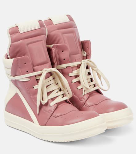 Baskets Geobasket en cuir - Rick Owens - Modalova