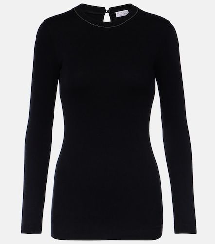 Pull Monili en coton mélangé - Brunello Cucinelli - Modalova