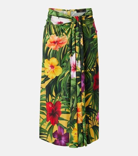 Dolce&Gabbana Jupe midi à fleurs - Dolce&Gabbana - Modalova