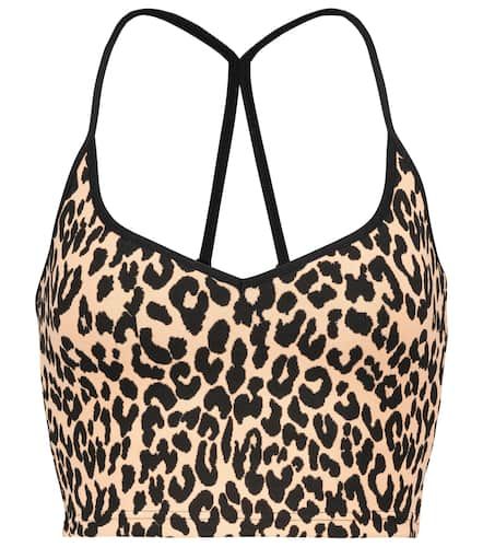 Top Sweetheart raccourci à motif léopard - Adam Selman Sport - Modalova
